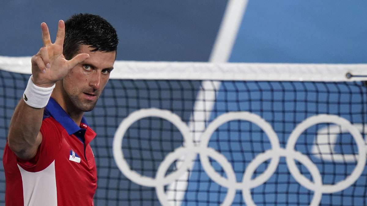 Novak Djokovic dominates Kei Nishikori, reaches Tokyo Olympic medal rounds