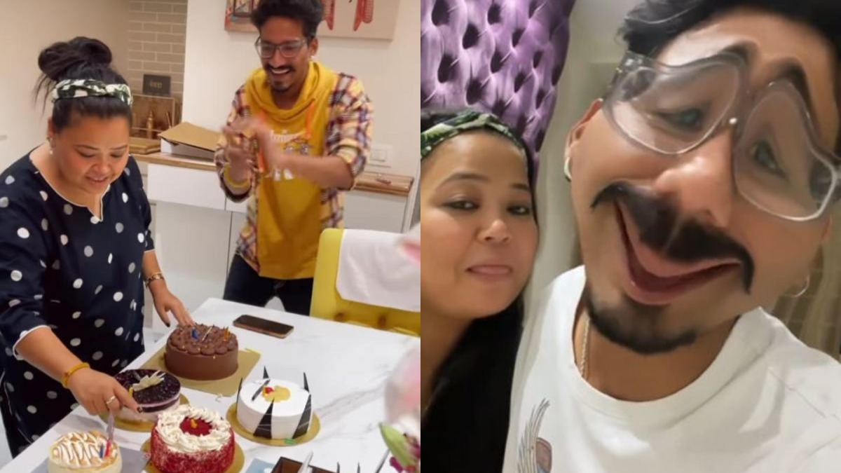 Haarsh Limbachiyaa Wishes Wife Bharti Singh With Hilarious Birthday Video Celebrates With