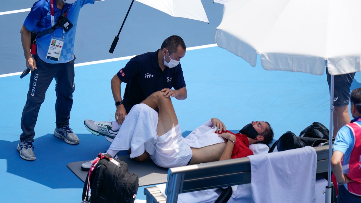 'I can die': Medvedev survives suffocating heat to reach Tokyo Olympics quarters