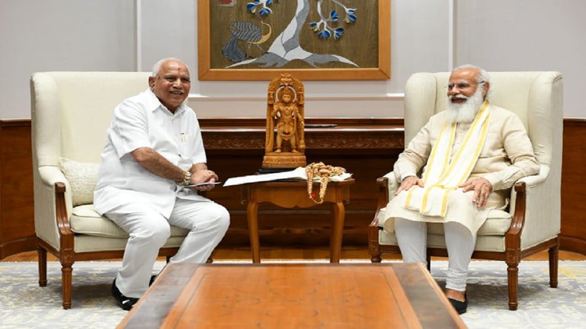 Karnataka CM Yediyurappa meets PM Modi, sidesteps queries on leadership change in state