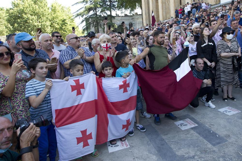 Protests erupt in Georgia after beaten journalist dies