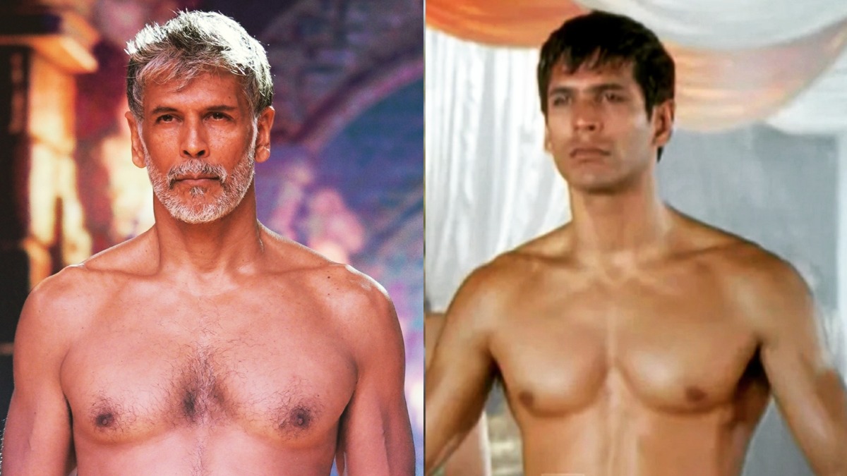Then-and-now shirtless pictures of Milind Soman leave netizens gasping for breath