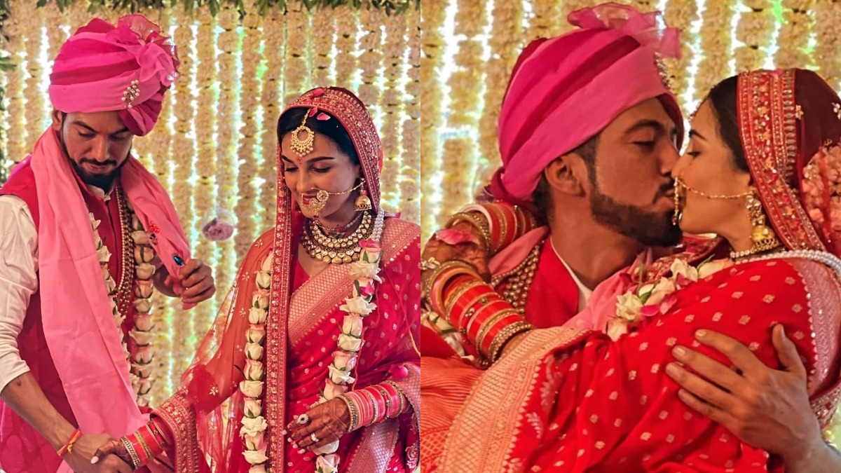 Pandya Store actress Shiny Doshi marries Lavesh Khairajani; pic of  newlyweds kissing goes viral – India TV