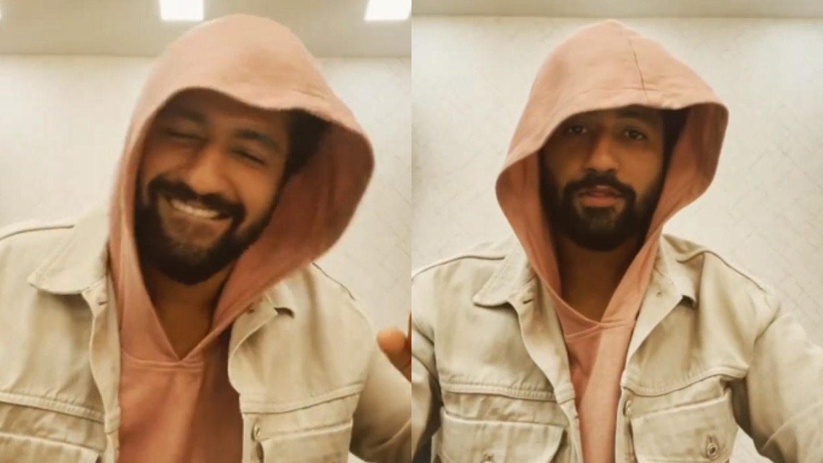 VIDEO: Vicky Kaushal imitates 'Purple Hat' rap, Hrithik Roshan goes 'woah'