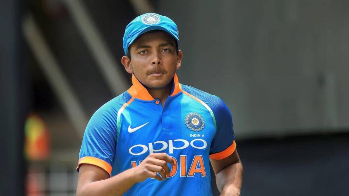 File photo of Prithvi Shaw.