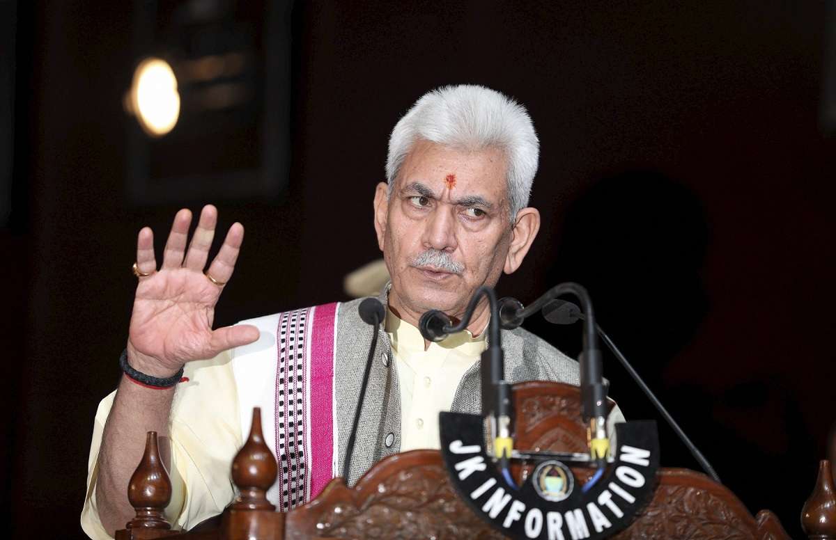 Lt Governor Manoj Sinha&nbsp;