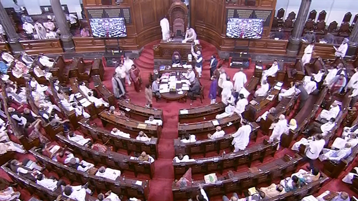 High drama in Rajya Sabha: TMC MP Shantanu Sen snatches statement from IT Minister Ashwini Vaishnaw | India News – India TV