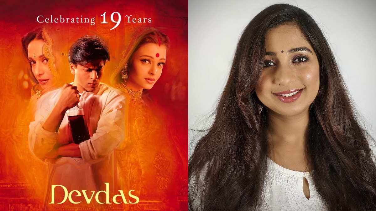 With 'Devdas,' Shreya Ghoshal completes 19 years in Bollywood; thanks Sanjay Leela Bhansali