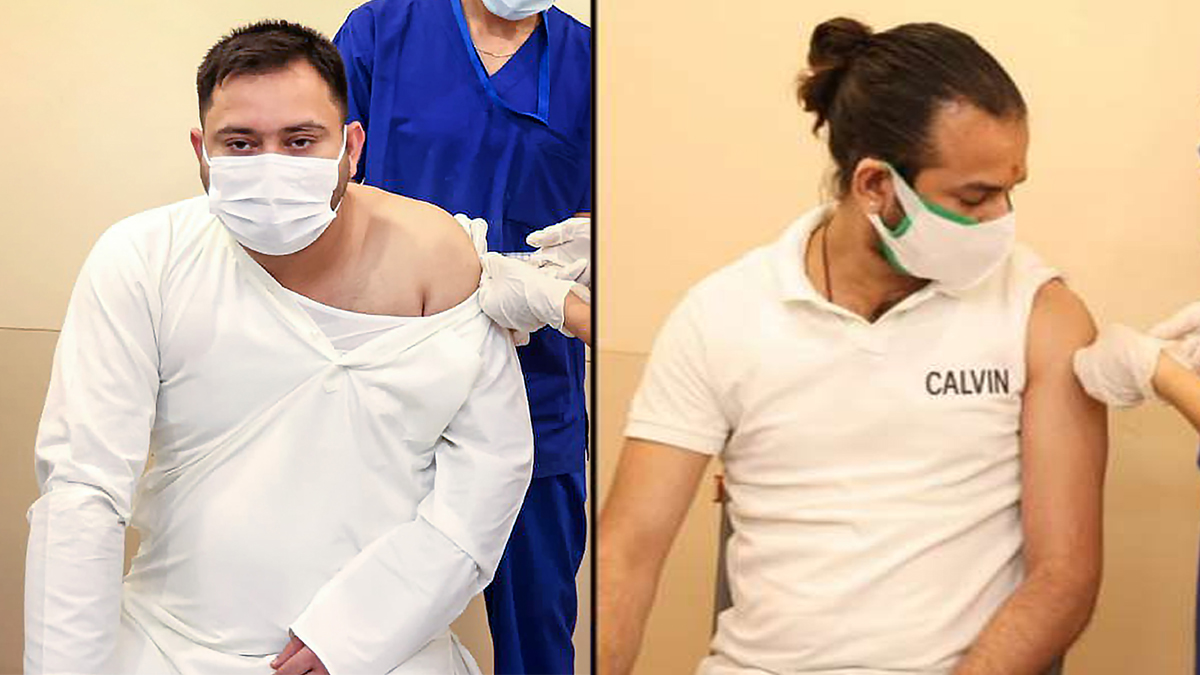 Tejashwi, Tej Pratap take Sputnik shots; face NDA taunts over choosing 'foreign' brand