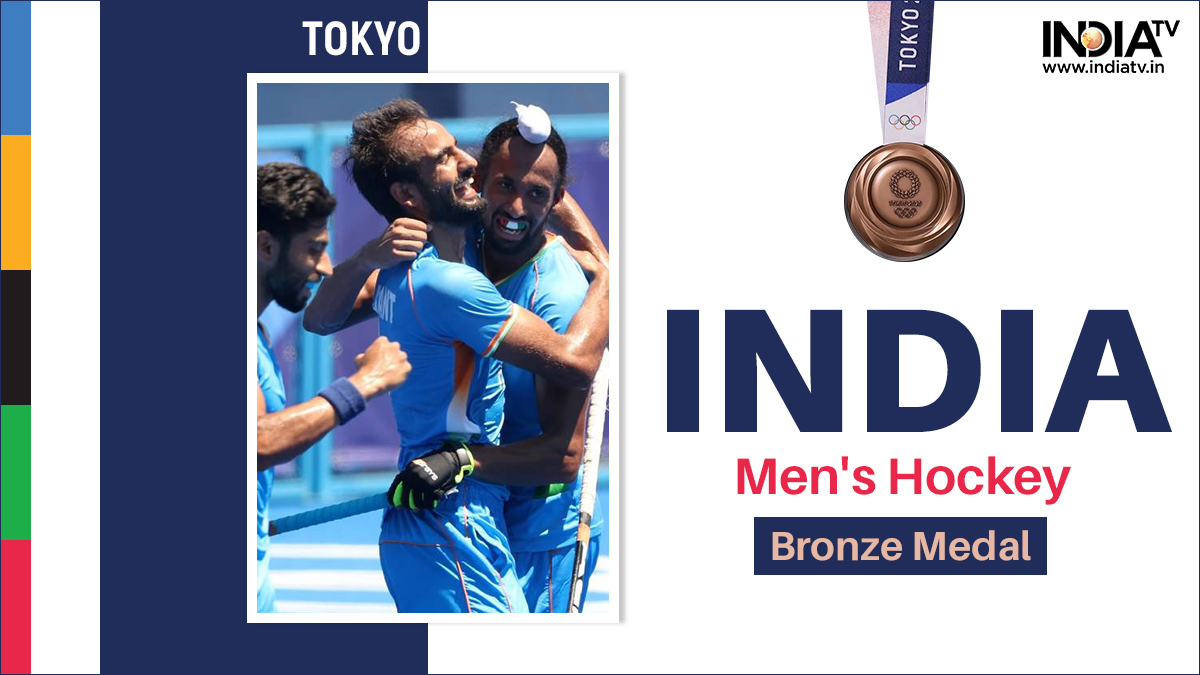 India wins bronze medal in men's hockey in Tokyo Olympics, defeats Germany  5-4