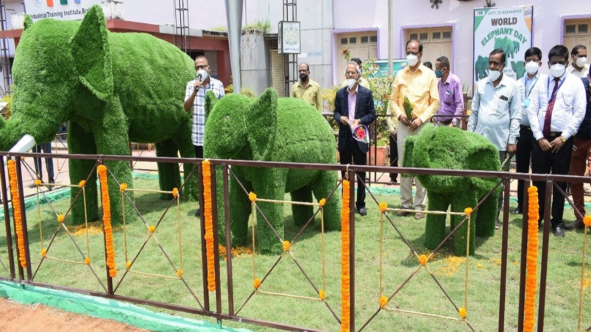 Odisha: ITI Berhampur to install 50 elephant sculptures throughout the state