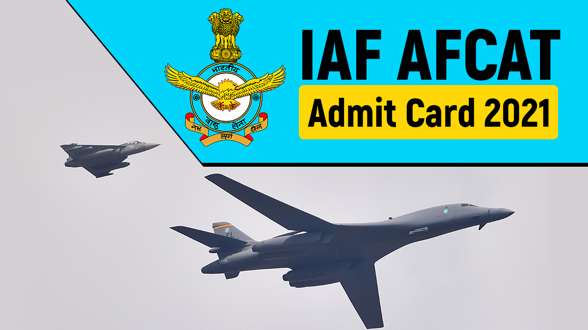 IAF AFCAT Admit Card 2021 released, how to download