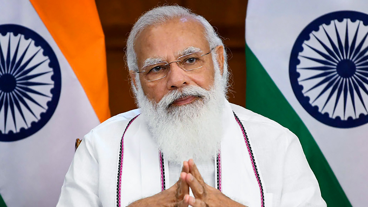 PM Modi interacts with beneficiaries of food security scheme in Uttar Pradesh&nbsp;