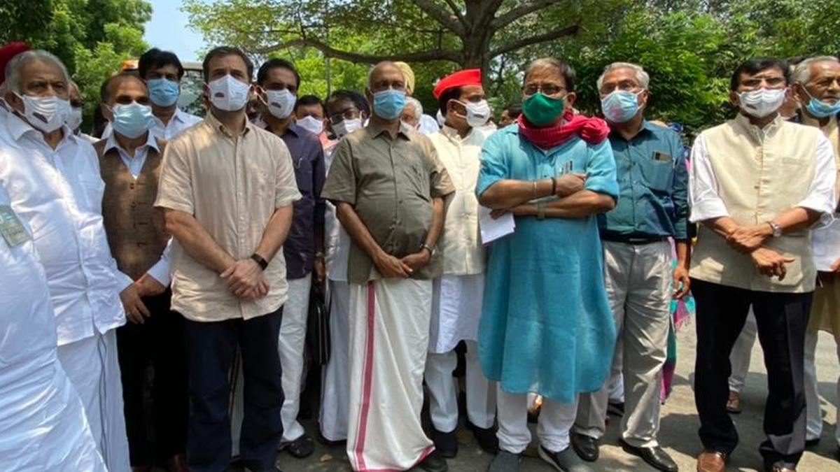 TMC, BSP, AAP stay away from Rahul Gandhi-led Opposition's protest on farm laws at Jantar Mantar