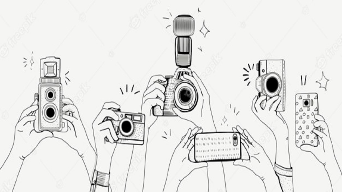 Photographer Sketch Images  Browse 12360 Stock Photos Vectors and Video   Adobe Stock