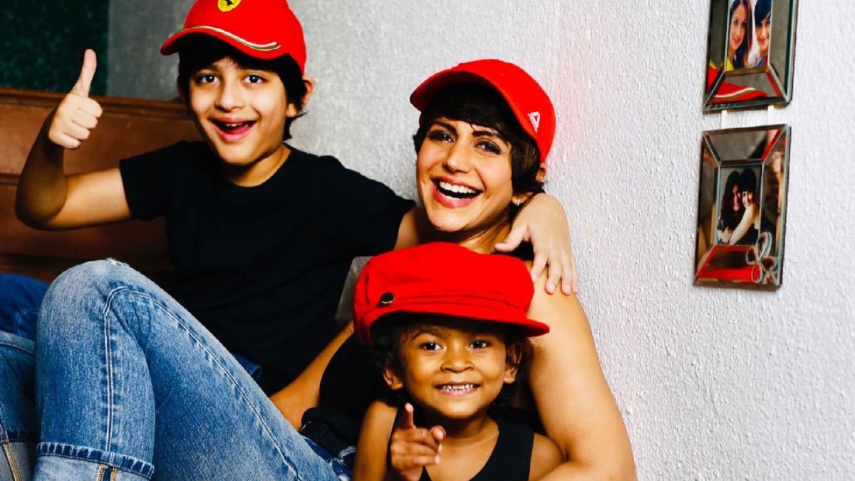 Mandira Bedi's daughter Tara flaunts her muscles in cutest manner, actress reveals her 'partner in crime'