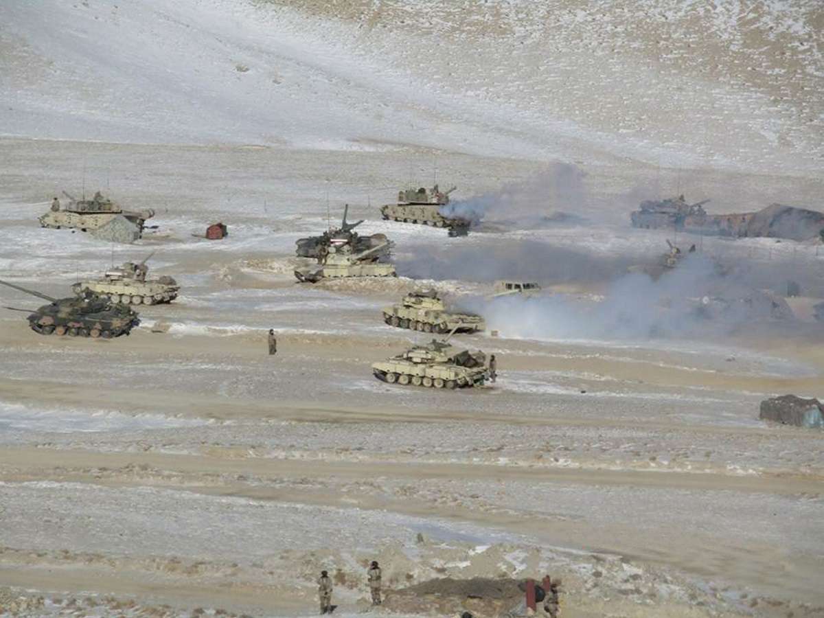 Indian Army tank regiments prepared for operations in high altitude areas of Eastern Ladakh