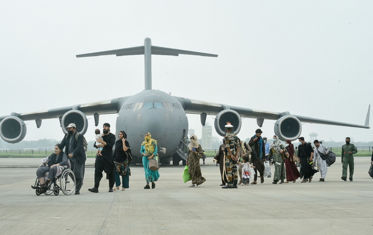 India evacuates nearly 400 people, including 329 Indians from Kabul