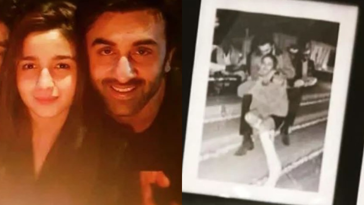 Ranbir Kapoor Drops A Kiss On Alia Bhatt S Head In This Unseen Photo From Ranthambore Vacation