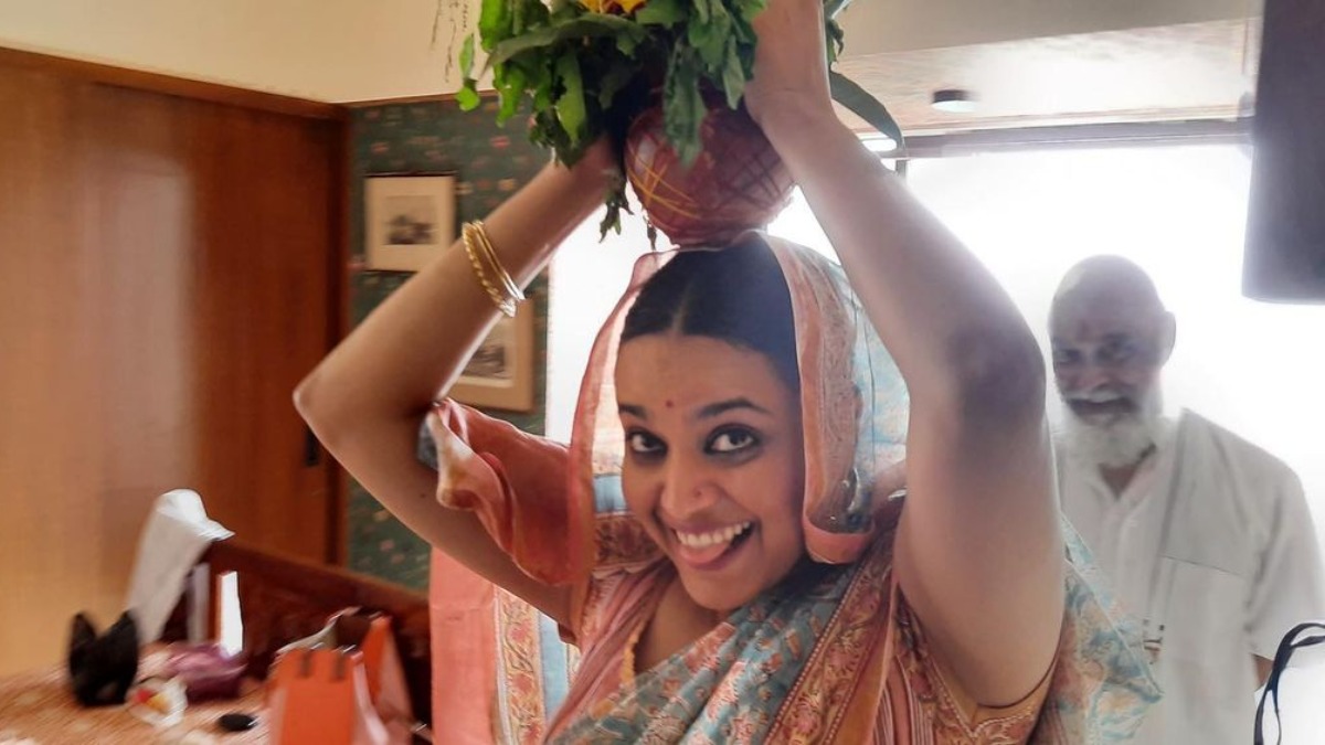 Swara Bhasker shares pictures from 'Griha Pravesh' of her newly renovated house