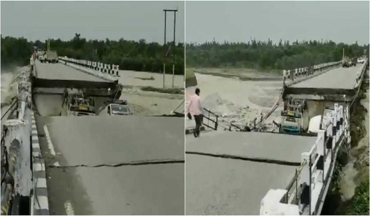 Uttarakhand rains: Rani Pokhari Bridge collapses on Dehradun-Rishikesh highway | VIDEO