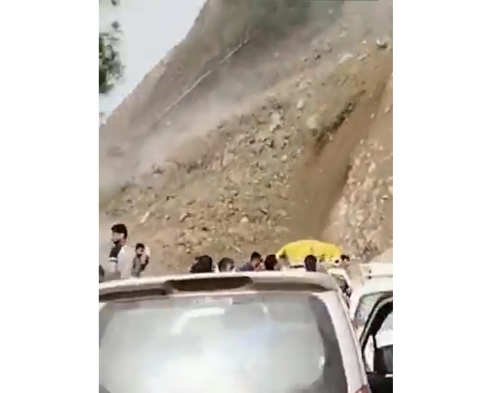 Uttarakhand Landslide: Highway blocked as mountain slides off in Champawat | WATCH