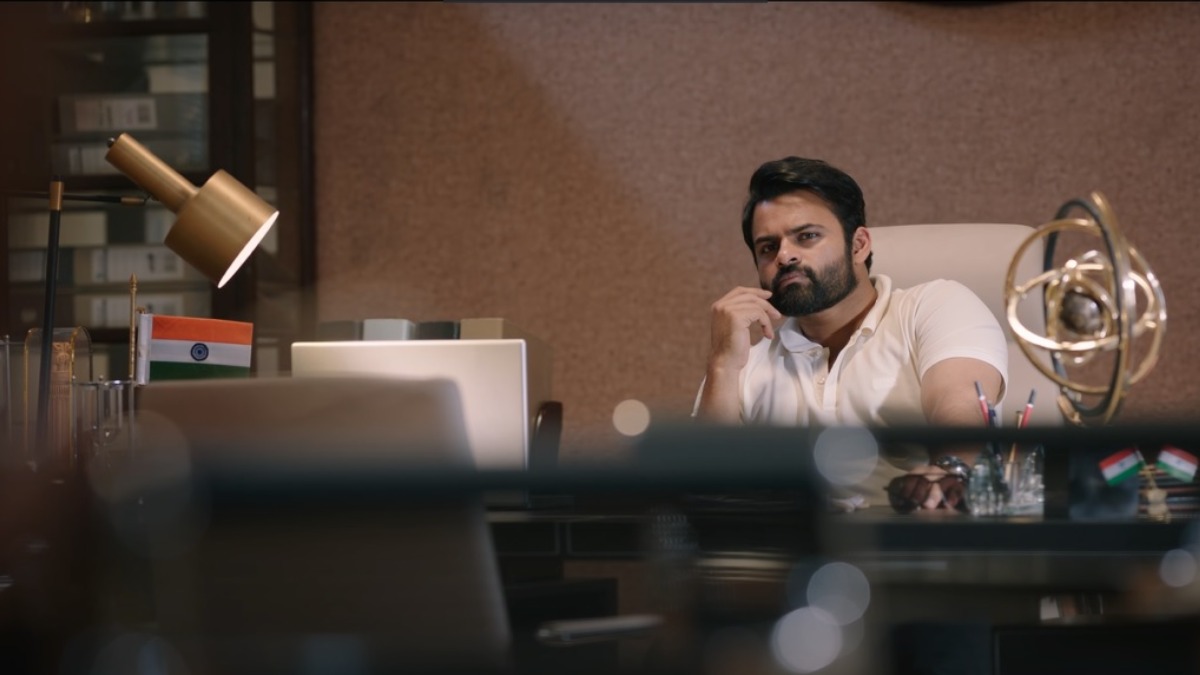 Republic: Chiranjeevi unveils trailer of Sai Dharam Tej starrer weeks after his accident | WATCH