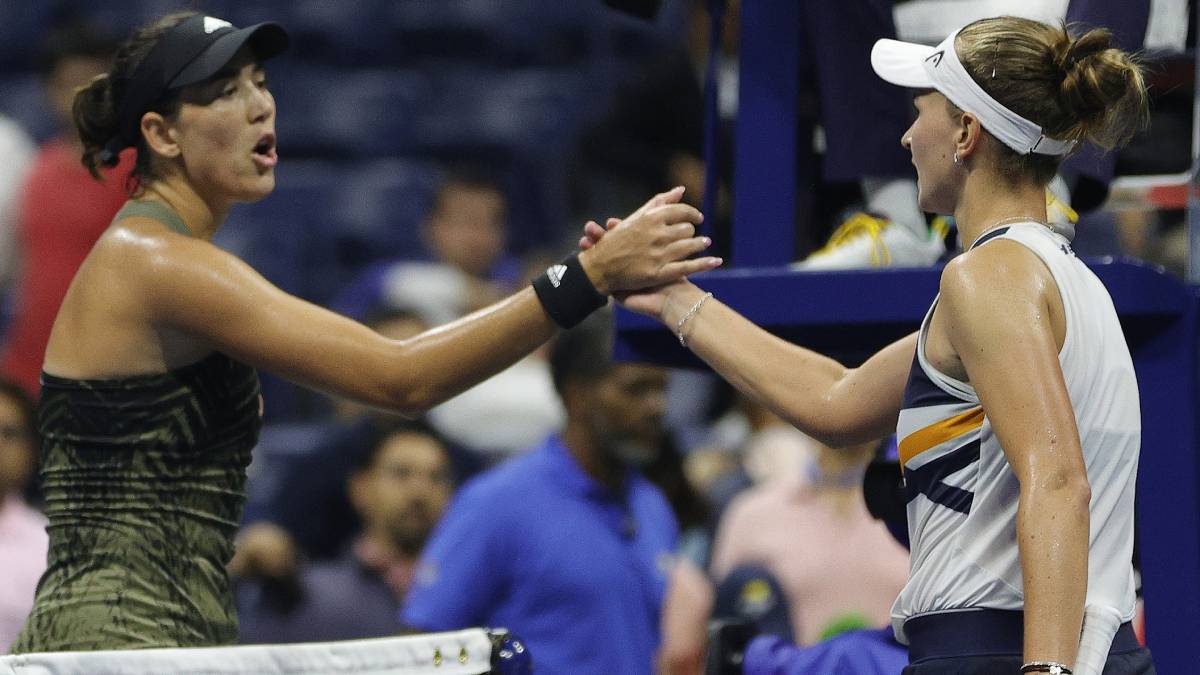 US Open: Muguruza 'wasn't very happy' with Krejcikova after exit