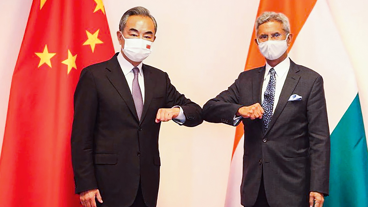 Peace and tranquillity basis for development of overall ties: Jaishankar tells Chinese FM