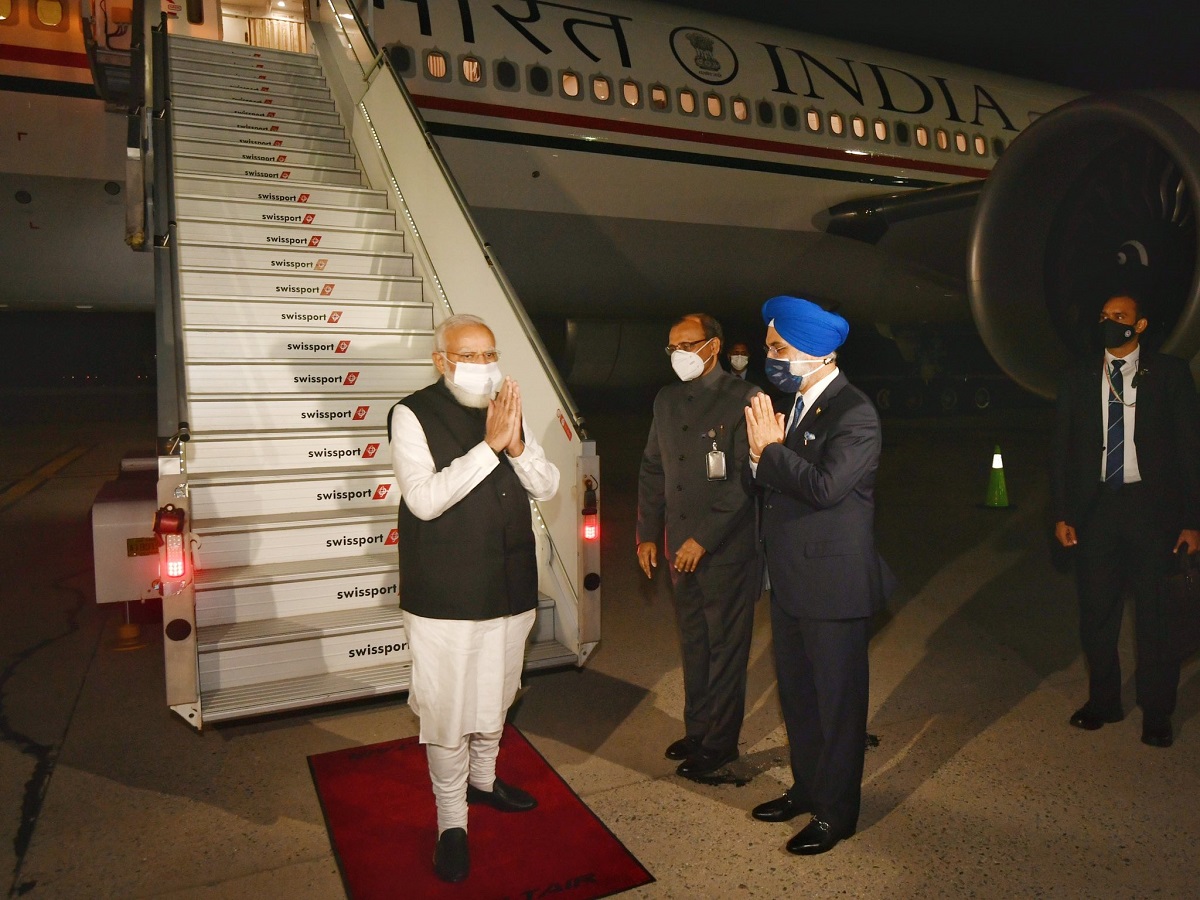 PM Modi arrives in US to attend Quad leaders' summit, address UNGA