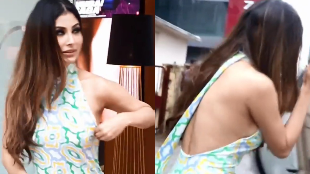 1200px x 675px - Mouni Roy suffers wardrobe malfunction, video of actress rushing to her car  goes VIRAL | Tv News â€“ India TV
