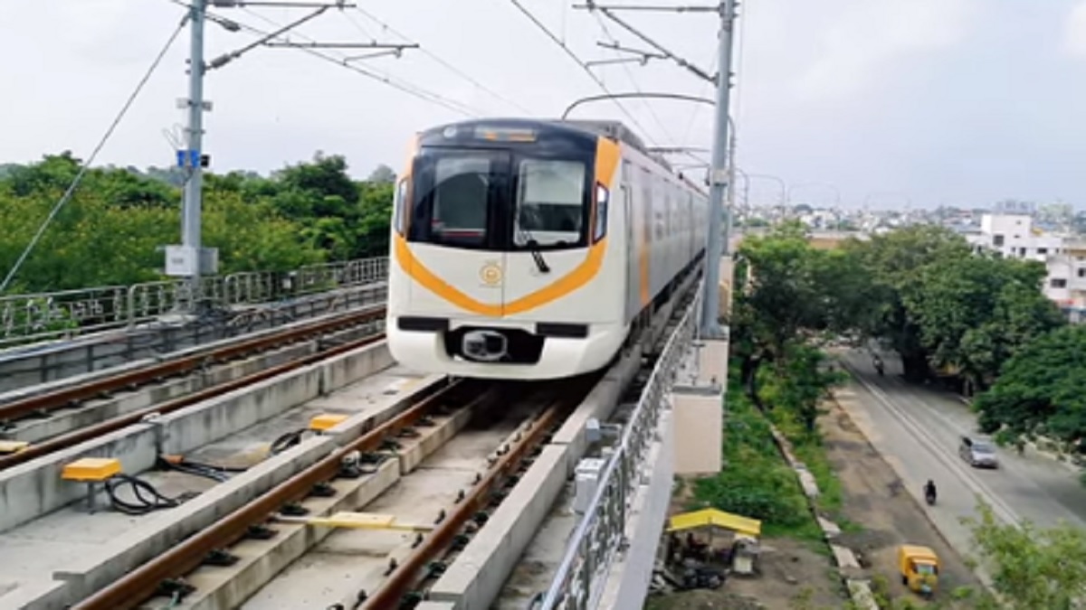 nagpur metro passes through 20 storey building sitabuldi kasturchand park maharashtra | india news – india tv