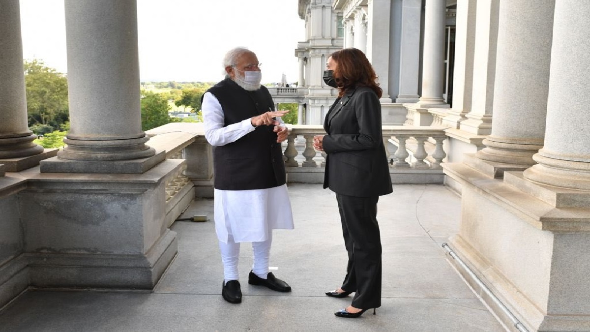 PM Modi invites Kamala Harris to India as he has Tête-à-tête with United States Vice President