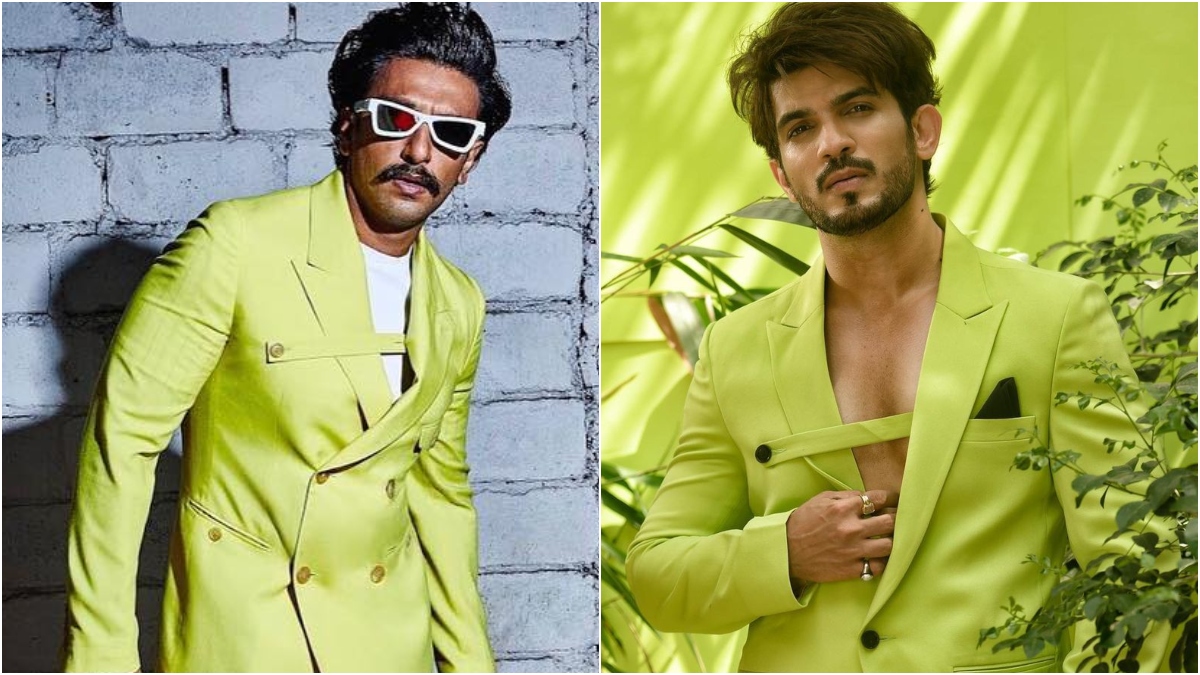 Fashion Faceoff: Arjun Bijlani, Ranveer Singh don this similar neon outfit,  who wore it better?