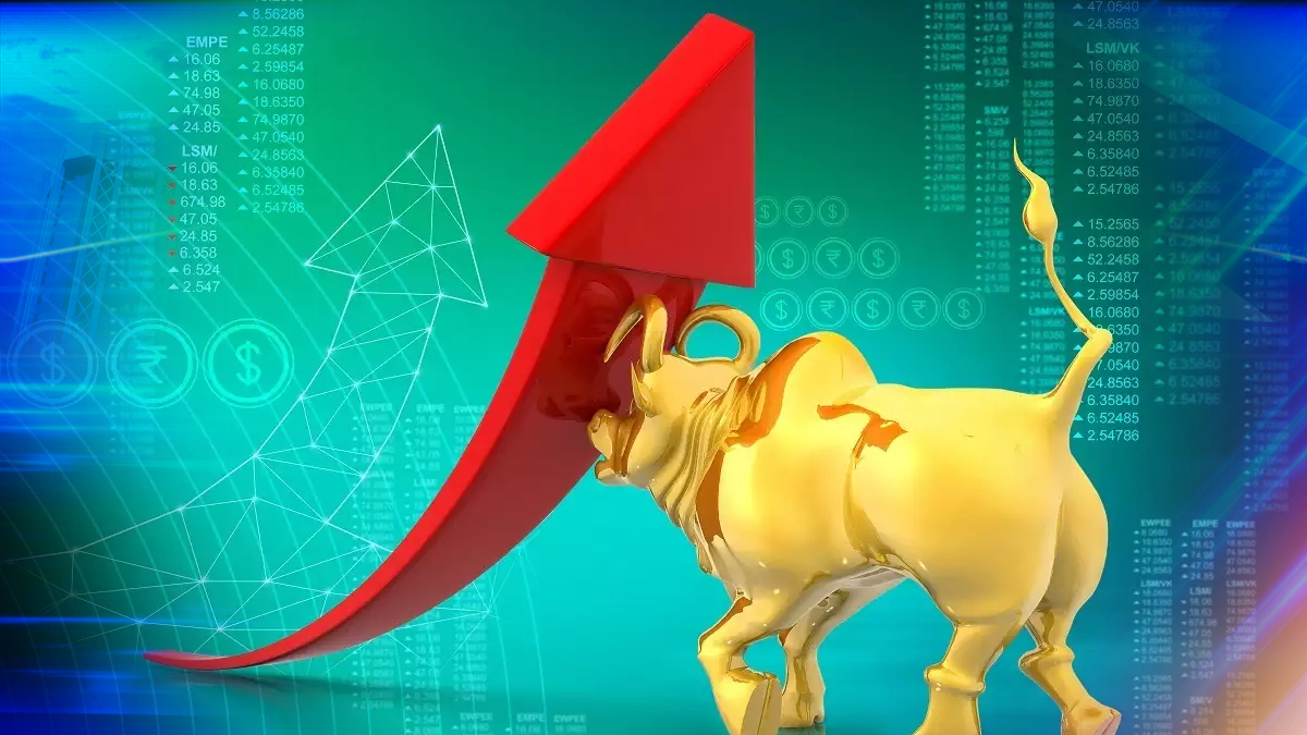 sensex hits record high of 57,758; nifty rallies over 200 points to trade above 17,750 | markets news – india tv