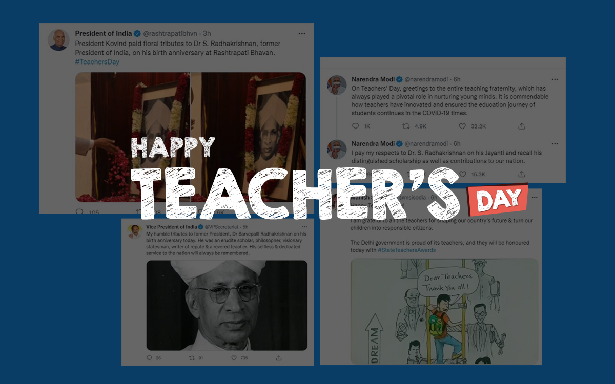 Teachers' Day 2021: PM Modi, Priyanka Gandhi, other leaders confer wishes on Twitter