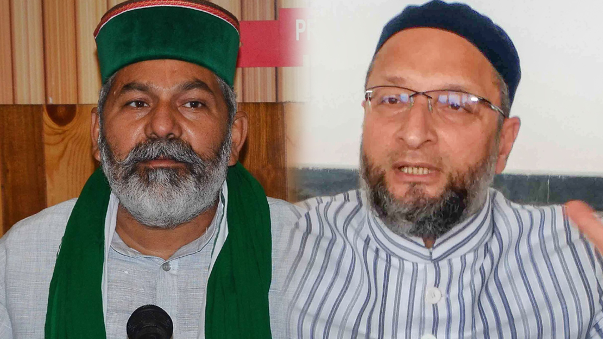 'BJP's Chacha Jaan': Rakesh Tikait's Jibe At Asaduddin Owaisi As AIMIM ...