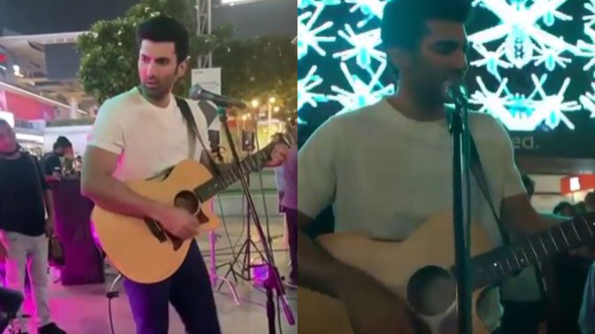 VIDEO: Aditya Roy Kapur treats fans with impromptu music performance after Thadam remake pack up