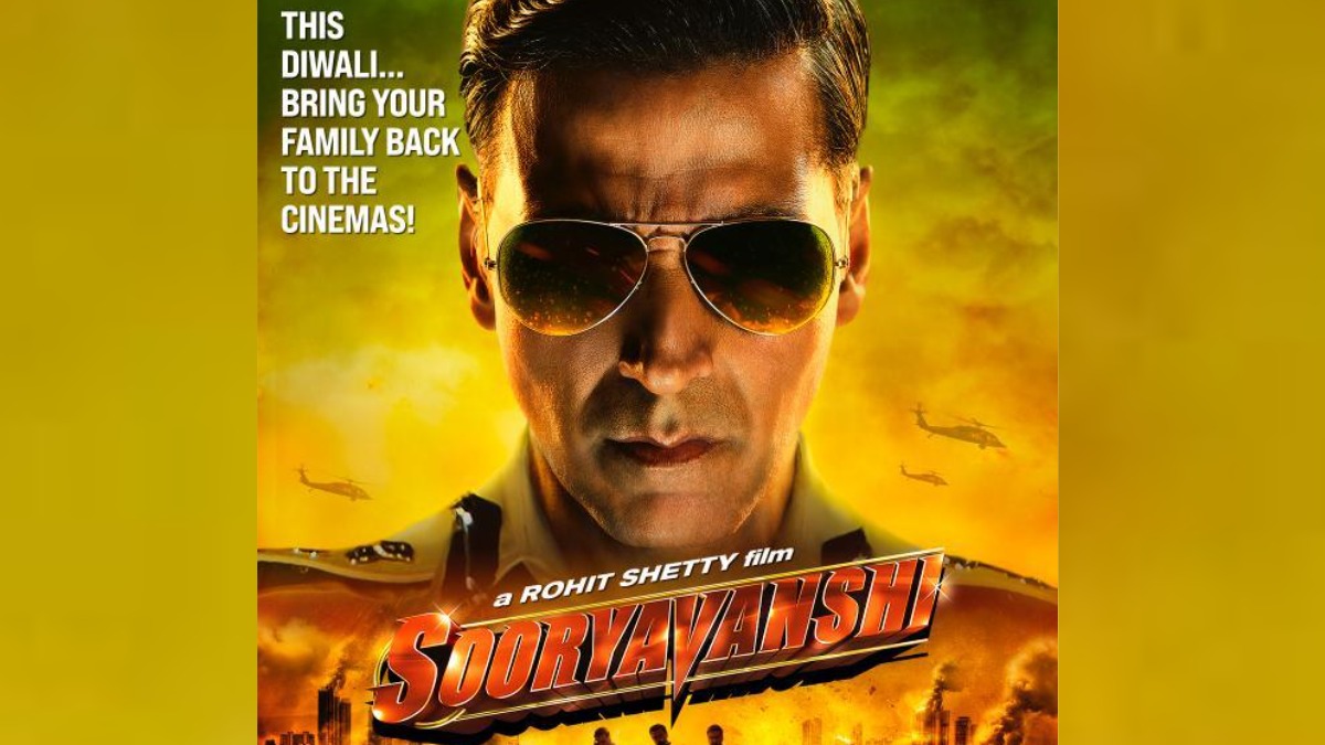 Sooryavanshi new poster out Akshay Kumar s cop avatar leaves