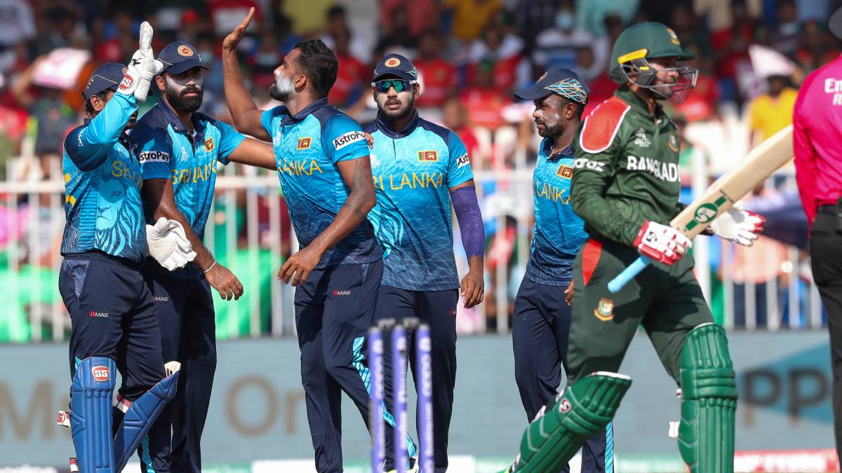 SL vs BAN T20 World Cup Sri Lanka beat Bangladesh by 5 wickets