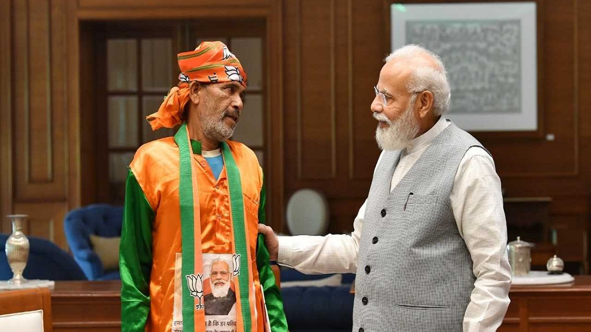 Man, 63, walks 750 km in 22 days to meet PM Modi