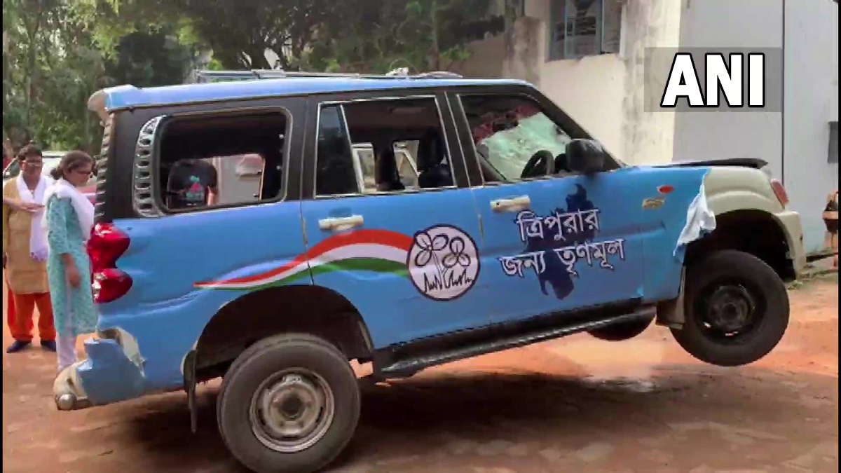 TMC MP Sushmita Dev's car attacked in Tripura, party blames BJP, she calls it 'Bharatiya Gunda Party'