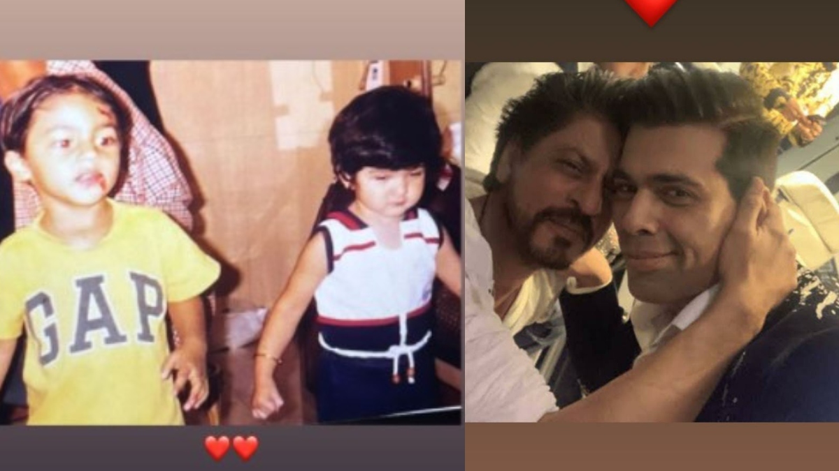 Shanaya Kapoor posts Aryan Khan's childhood pic, Karan Johar shares Shah Rukh Khan's photo to celebrate bail