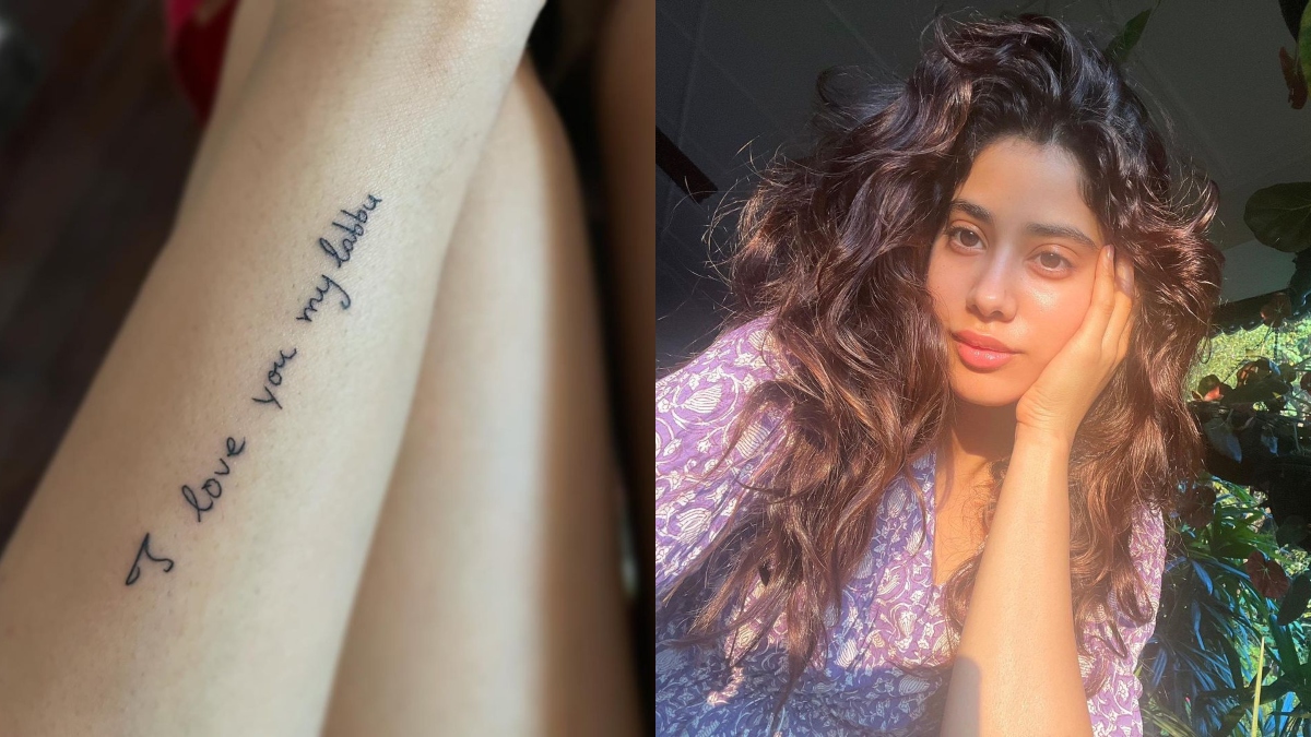 Janhvi Kapoor Gives A Close Look At Her Cryptic Wrist Tattoo Talks About  Pressure Of Being Paparazzis Favourite  News18