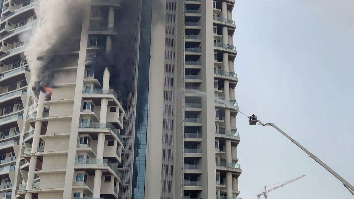 Mumbai: Security guard falls to death from 19th floor burning highrise ...