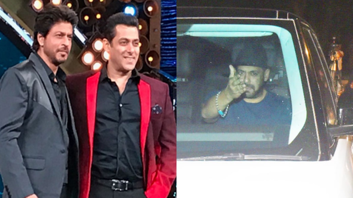 Salman Khan visits Shah Rukh Khan at Mannat after Aryan Khan's arrest by NCB in alleged drug case