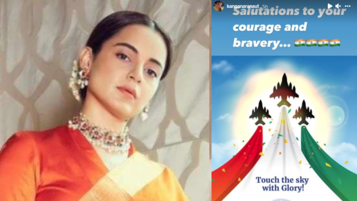 Kangana Ranaut extends greetings on Indian Air Force Day 2021