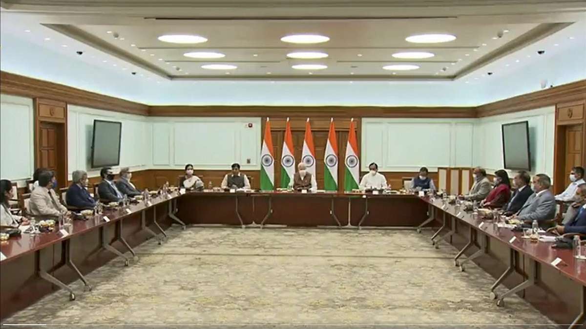 PM Modi meets Indian COVID-19 vaccine manufacturers after Billion doses feat