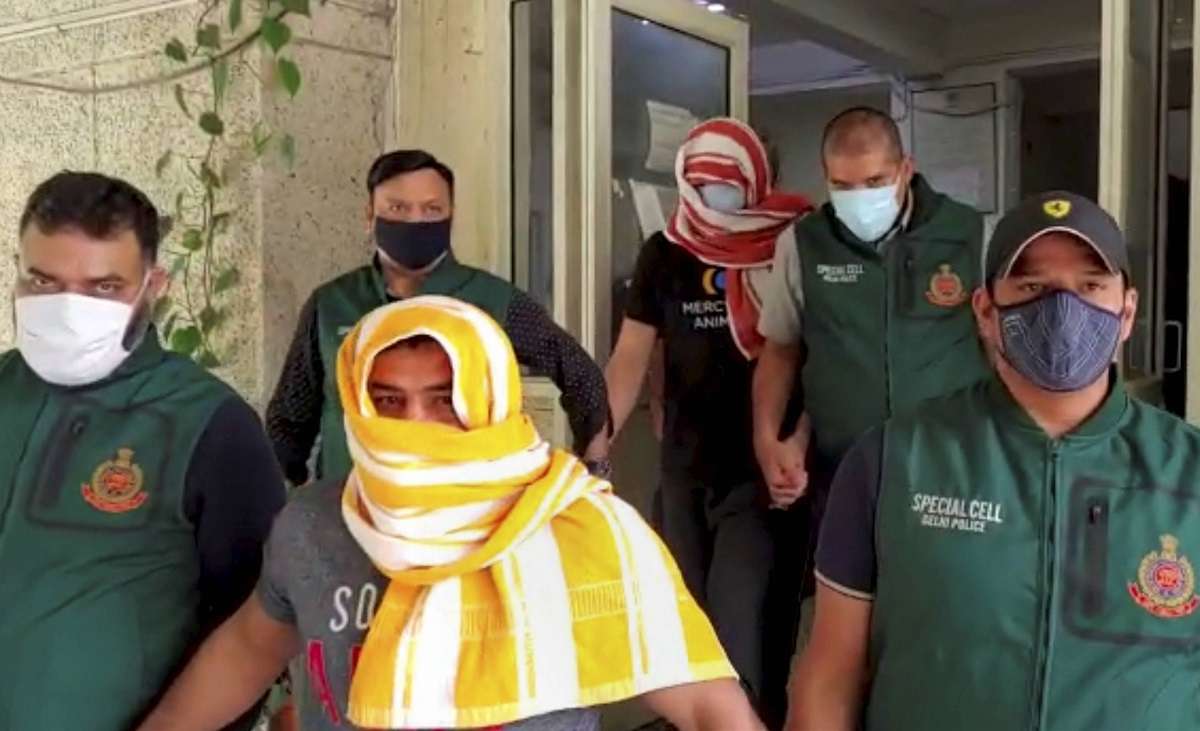 New Delhi: Olympics medal-winning wrestler Sushil Kumar and his associate Ajay Kumar after they were arrested in connection with the Chhatrasal Stadium brawl that led to the death of a wrestler