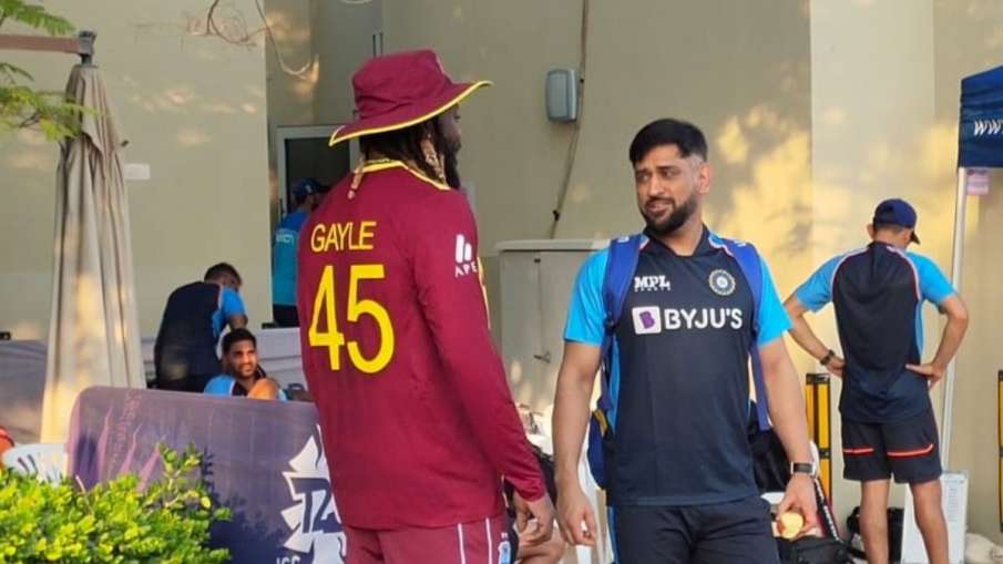 T20 World Cup 2021: When Dhoni caught up with Gayle in 'one memorable moment'